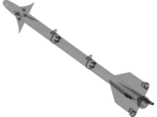 AIM-9 Sidewinder 3D Model preview