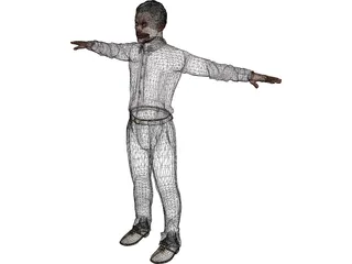 Business Man 3D Model preview