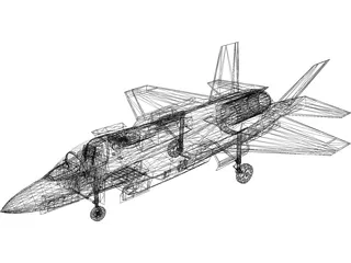 Lockheed Martin JSF F-35 3D Model preview