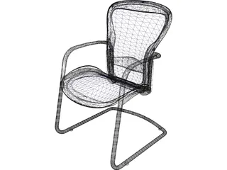 Office Chair 3D Model preview
