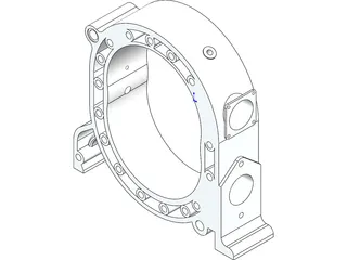 13B PP Engine Rotor Housing 3D Model preview