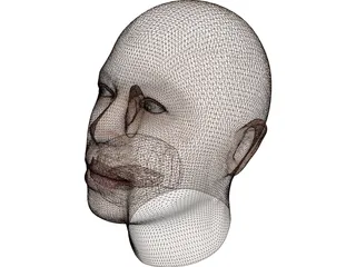 Dr Dre Head 3D Model preview