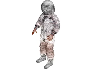 Astronaut 3D Model preview
