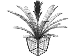 Potted Plant 3D Model preview