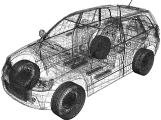Suzuki Grand Vitara 3D Model preview