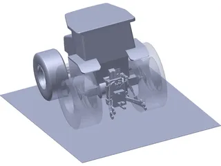 New Holland 250hp Tractor 3D Model preview