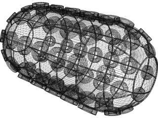 Yokohama Baby Fender 3D Model preview