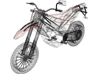 Aprilia SXV 450 3D Model preview
