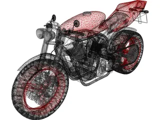 Suzuki Street Fighter 3D Model preview