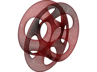 Moebius Strip 3D Model preview