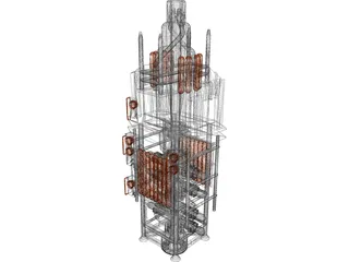 Blow Out Preventor 3D Model preview