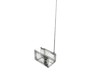 Small Portable TV 3D Model preview