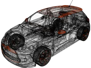 Citroen DS3 Racing (2011) 3D Model preview