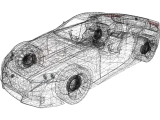 Lexus LF-A Concept (2007) 3D Model preview