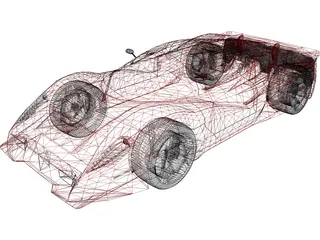 Ferrari P4/5 Pininfarina 3D Model preview