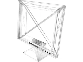 TFT Monitor 3D Model preview