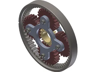 Planetary Gear 3D Model preview