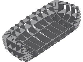 Sofa Laser Cut 3D Model preview