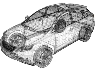 Lexus RX450h 3D Model preview