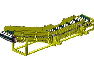 Chain Conveyor 3D Model preview