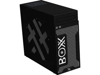 CPU Desktop Computer 3D Model preview
