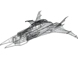 Batmobile 3D Model preview