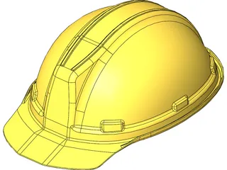 Worker Helmet 3D Model preview