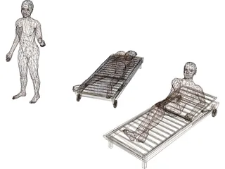 People Beach Collection 3D Model preview