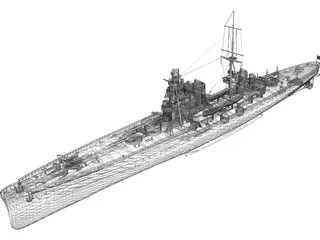 Gorizia class Heavy Cruiser 3D Model preview