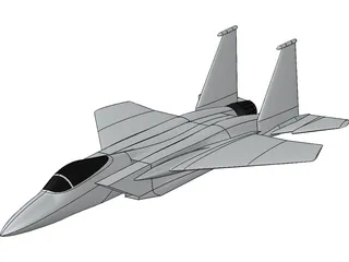 F-15C Eagle 3D Model preview