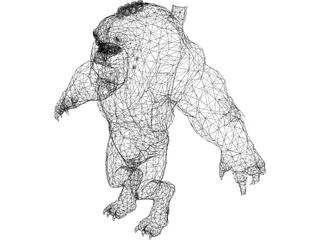 Saddle Beast 3D Model preview