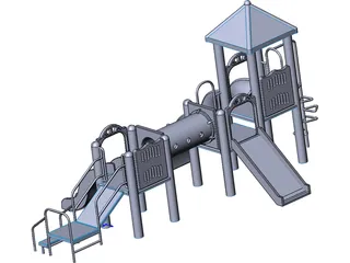 Children Playground 3D Model preview