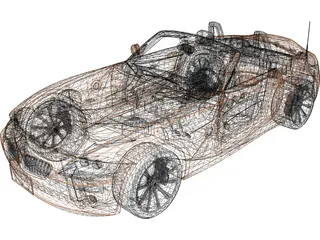 BMW Z4 Cabriolet 3D Model preview