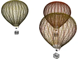 Balloons 3D Model preview