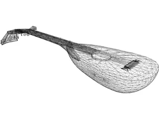 Mandoline 3D Model preview
