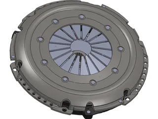 Clutch Assembly 3D Model preview