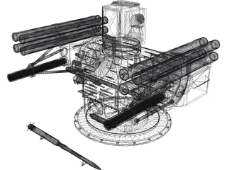 Palma Air Defense System 3D Model preview