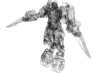 Transformers Sideswipe 3D Model preview