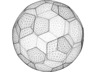 Soccer Ball 3D Model preview