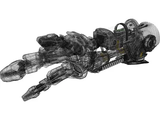 Robot Arm 3D Model preview