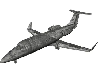 Bombardier Learjet 60 3D Model preview