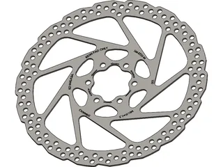 Brake Disc Shimano 180 3D Model preview