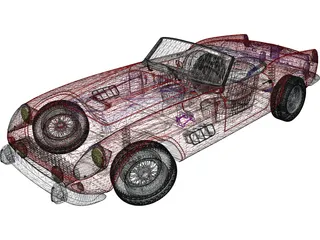 Ferrari 250 (1960) 3D Model preview