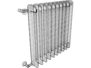 Radiator Interior House 3D Model preview
