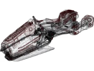Jetbike 3D Model preview