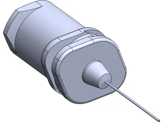 Luer Lock Needle 3D Model preview