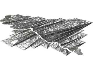 Fort Lauderdale Downtown 3D Model preview