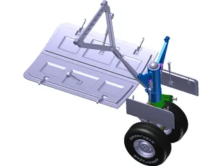 Nose Landing Gear 3D Model preview