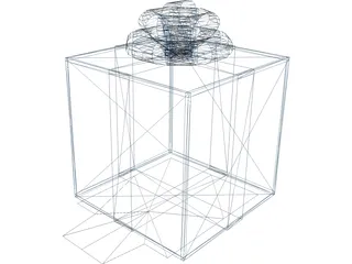 Christmas Present Box 3D Model preview