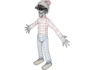 Waldo 3D Model preview